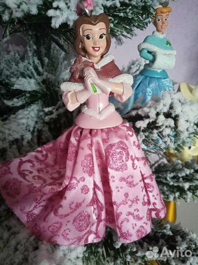 Елочные игрушки принцессы disney