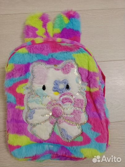 Детский плюшевый рюкзачок