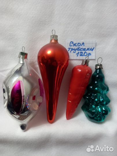 Елочные игрушки СССР