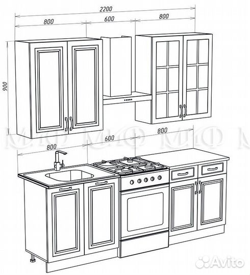 Кухонный Гарнитур Констанция