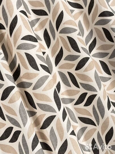 Ткань лонета 70 хлопок Грэй нуво ширина 280 см