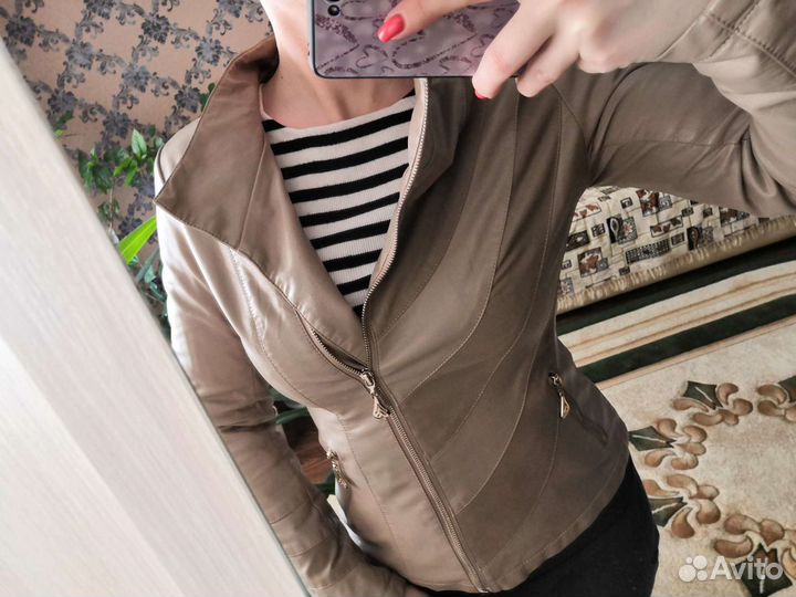 Кожаная куртка косуха новая