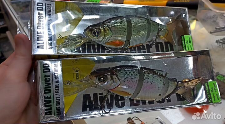 Воблер Izumi Shad Alive With Lip троллинговый