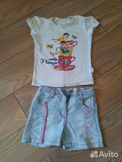 Пакет летних вещей на девочку 5 лет