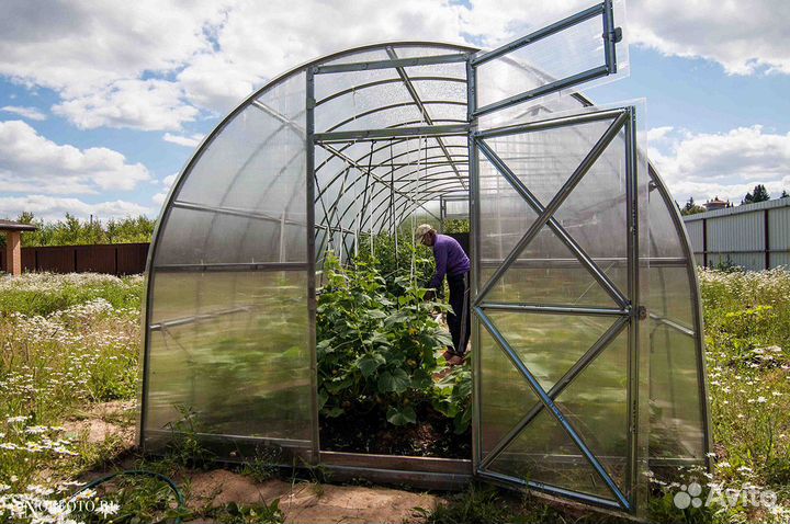 Теплица Южанка 3 м- ширина и 8м- длина