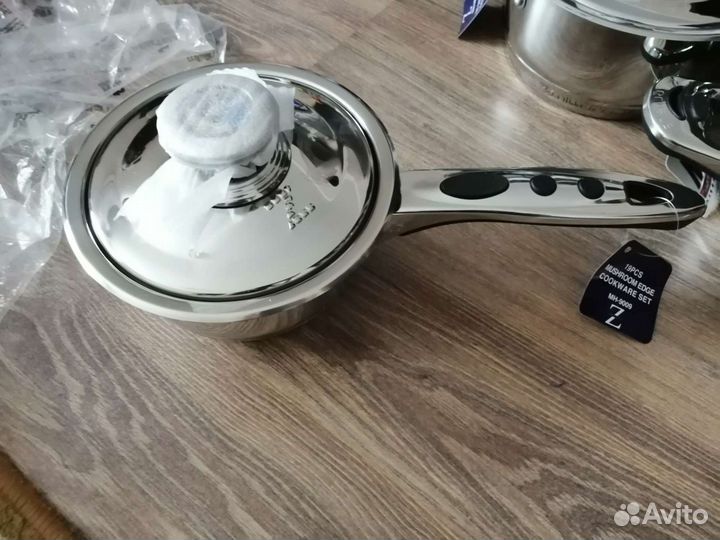 Набор посуды из нержавеющей стали, новый