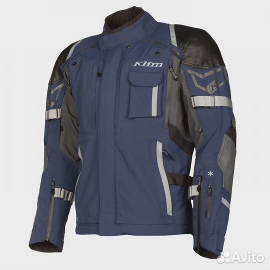 Туринговая мотокуртка с защитой Klim kodiak синяя