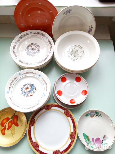 Тарелки разные для пополнения ваших наборов