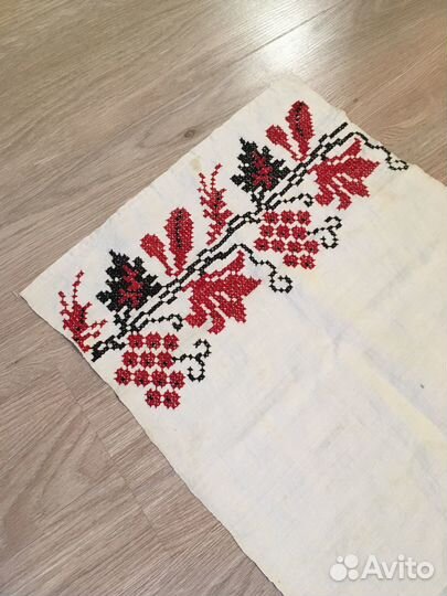 Старинный рушник. Размеры 213/38 см. Лен