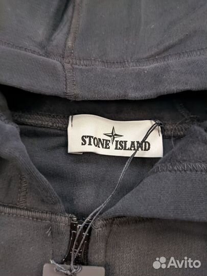 Худи Зип Stone island черный L