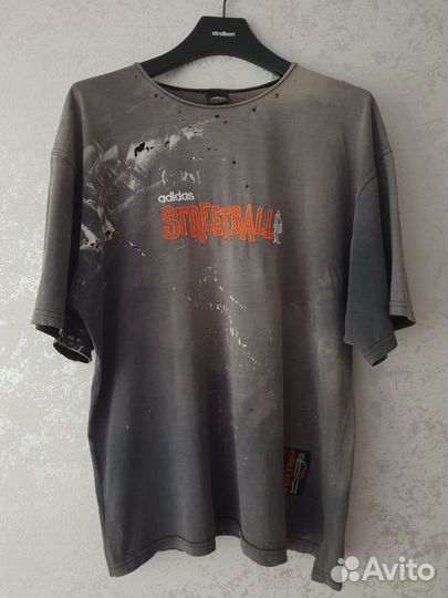 Футболка adidas винтаж (L/XL)оверсайз