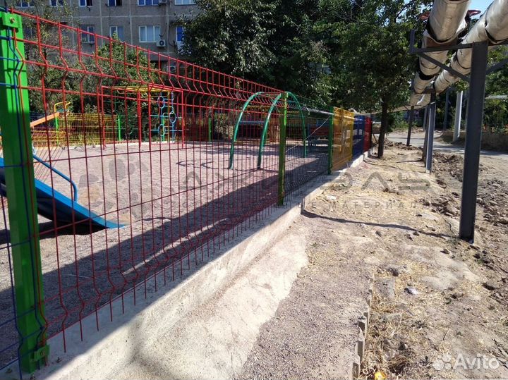 Забор сетка 3d