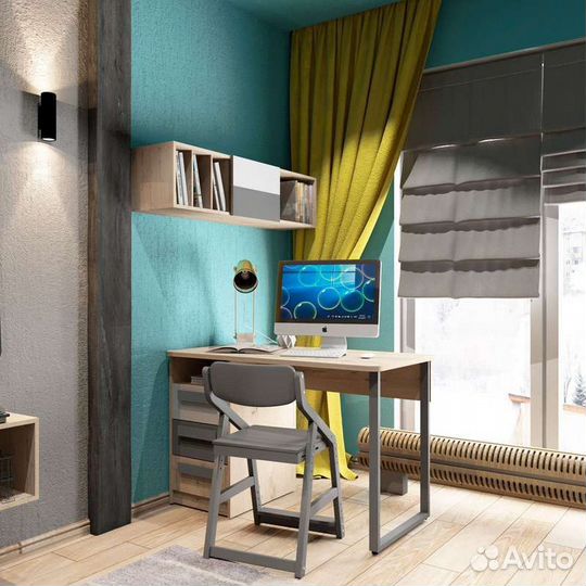 Растущий стул «Робин Wood» серый