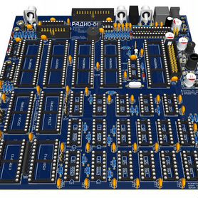 Печатная плата ретро-компьютера Радио-86рк
