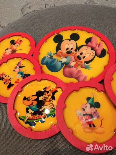 Подставочки с Микки Маусом