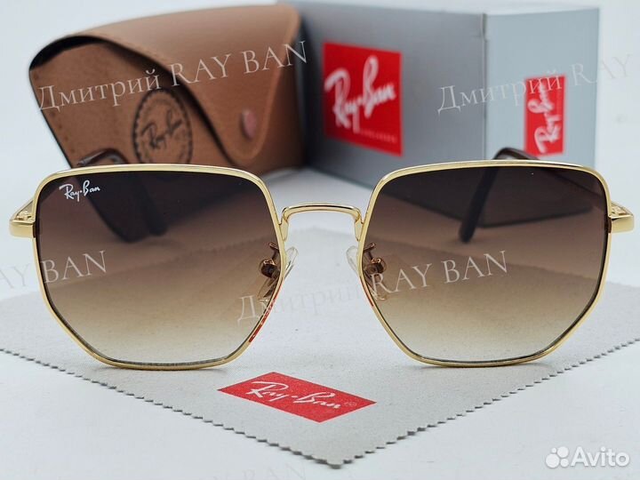 Очки Ray Ban 3764 Brown Gradient