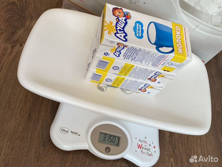 Франция. 2 в 1. Для младенцев. И детей. Весы Tefal