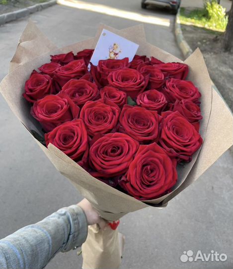 Букет цветов роз 15 21 25 31 51 55