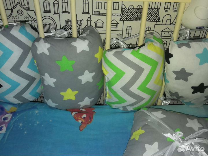 Бортики в детскую кроватку