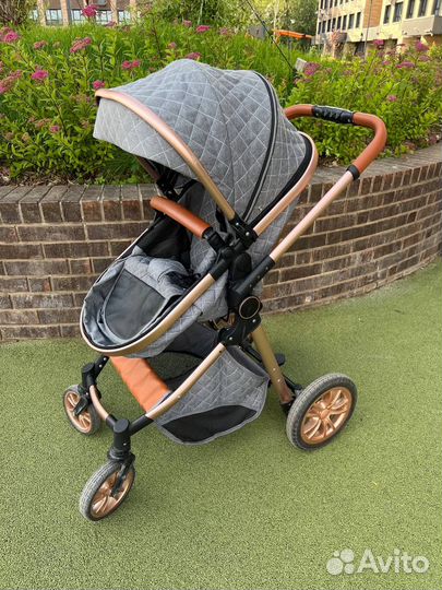 Детская коляска с автолюлькой 3 в 1