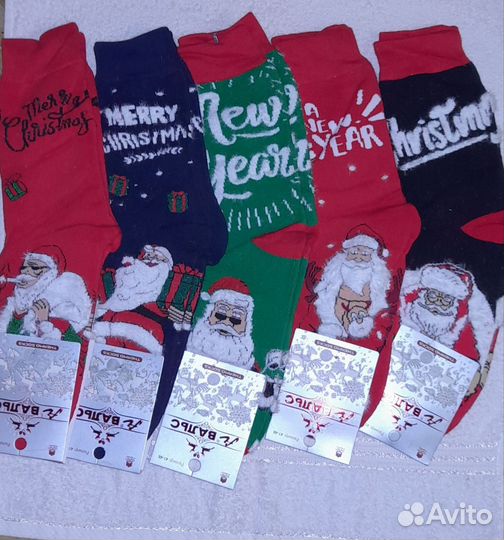 Новогодние носки