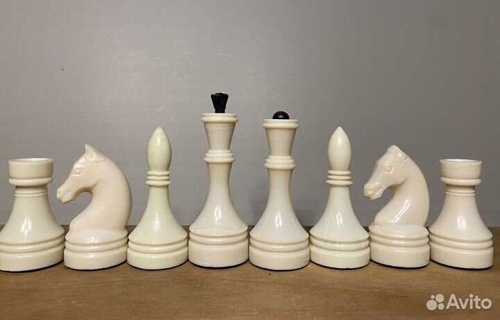 Шахматы крупные 1970/80х, СССР, карболит