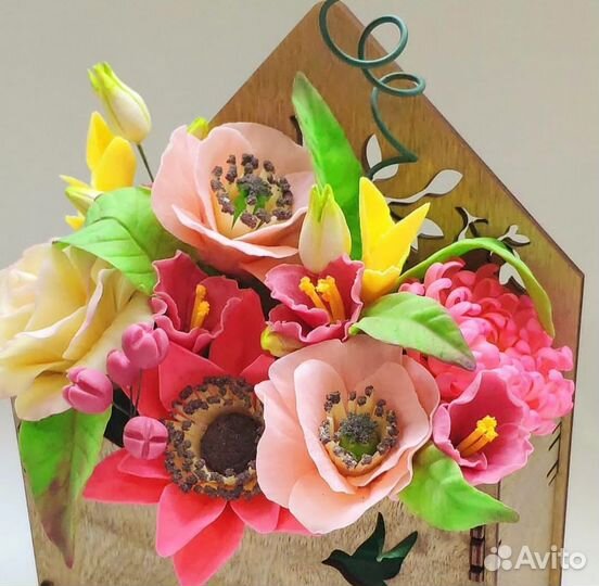 Шоколадные цветы