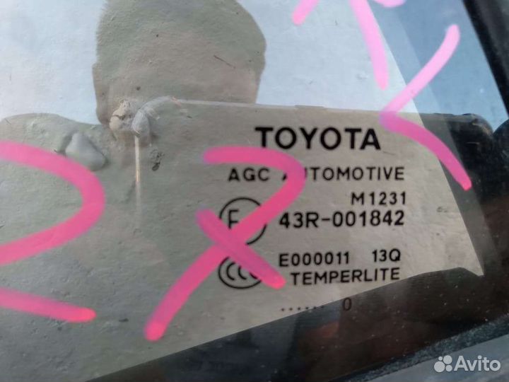 Дверь задняя левая toyota auris
