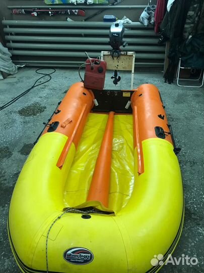Лодка надувная 320 и мотор Johnson 4
