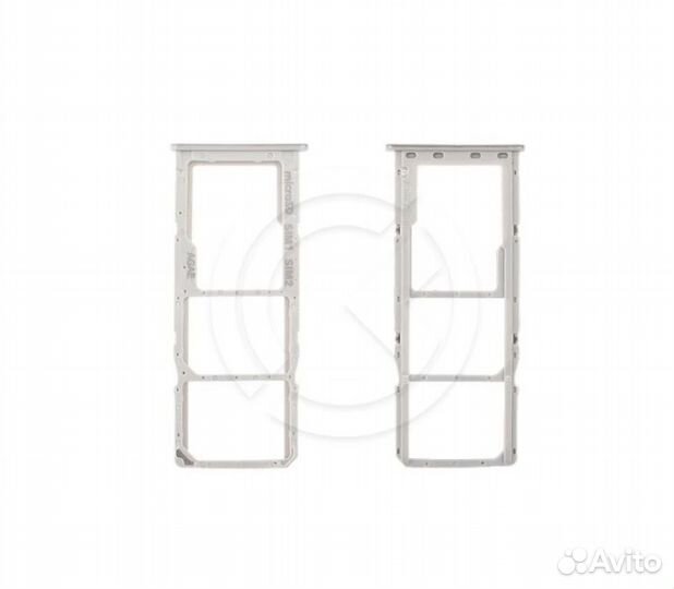 Samsung A515F, A715F, A51, A71. Сим лоток. Белый