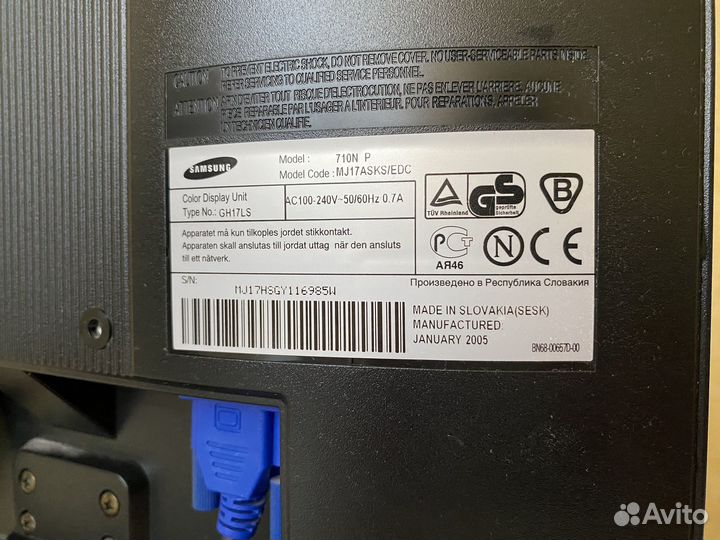 Монитор samsung 60hz