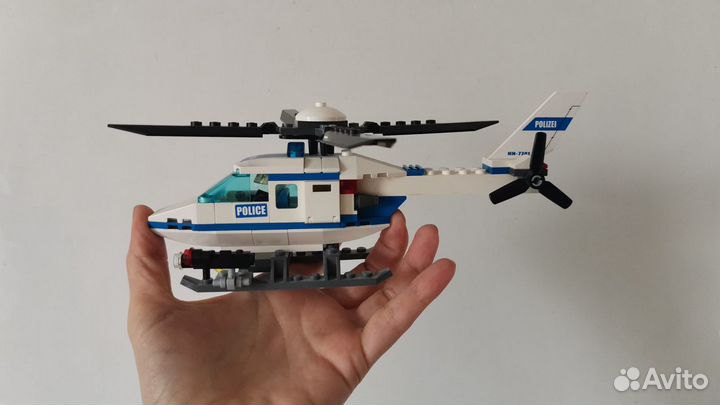 7741 lego лего полицейский вертолёт