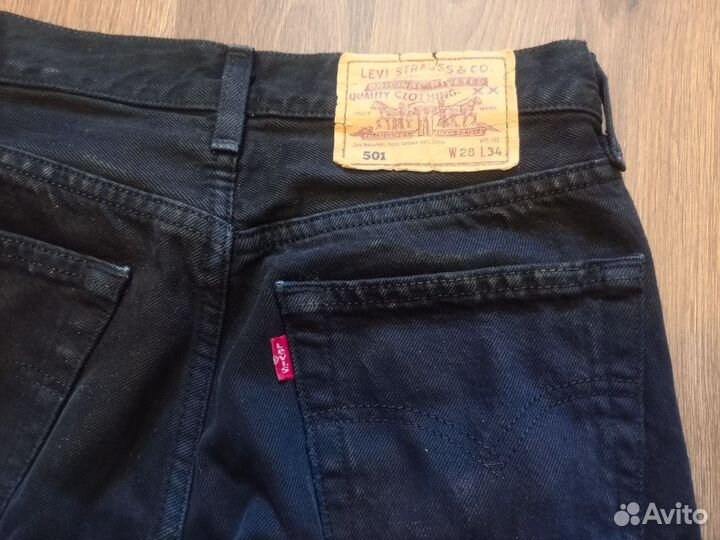 Мужские джинсы levis 501 w38