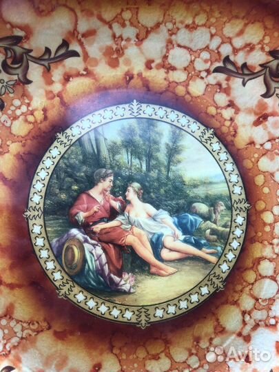 Блюдо новое стеклянное