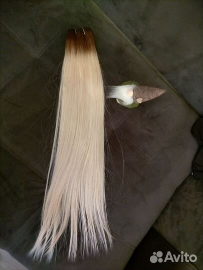 Волосы биопротеиновые для наращивания 70 см
