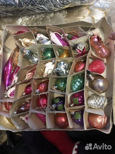 Елочные игрушки СССР