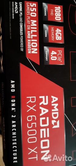 Видеокарта XFX Radeon RX 6500 XT qick 210 4G