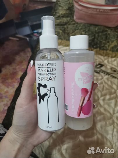 Средства для кистей: антисептик, мыло, салфетки