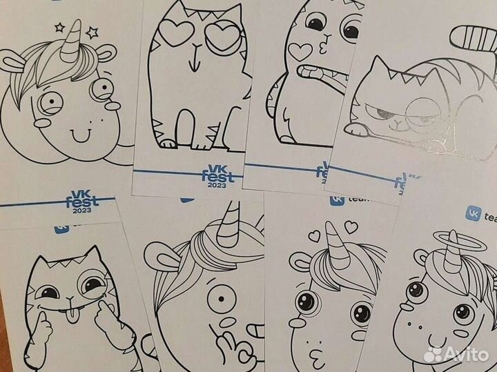 Вк фест раскраски официальный мерч вконтакте вк