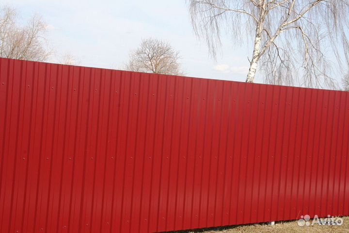 Заборы из профнастила, евроштакетника, 3D