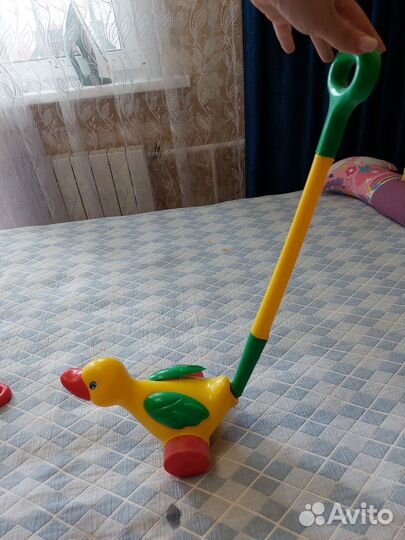 Каталка черепашка и уточка