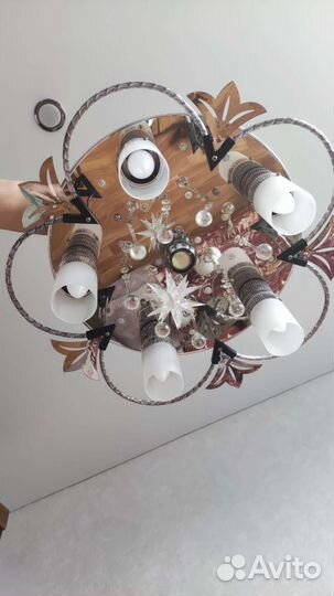 Люстра потолочная бу