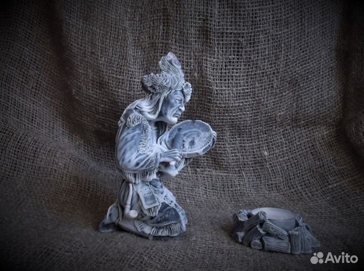 Шаман статуэтка фигурка оберег из камня