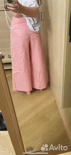 Льняные кюлоты женские