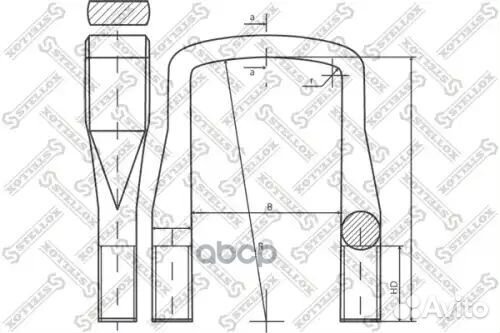 Стремянка 81xM20x1.5x422-U MB MK/NG 8464201SX