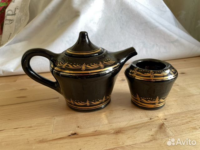 Кофейник и сахарница времён СССР