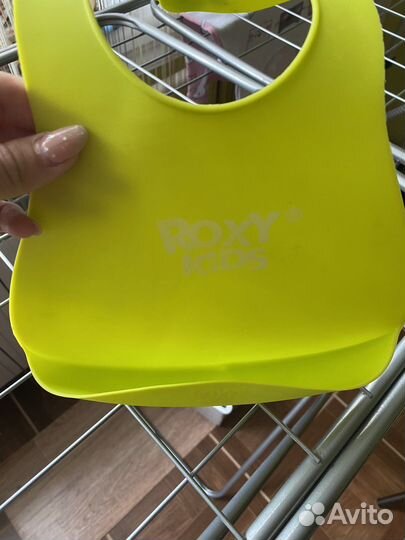 Слюнявчик силиконовый