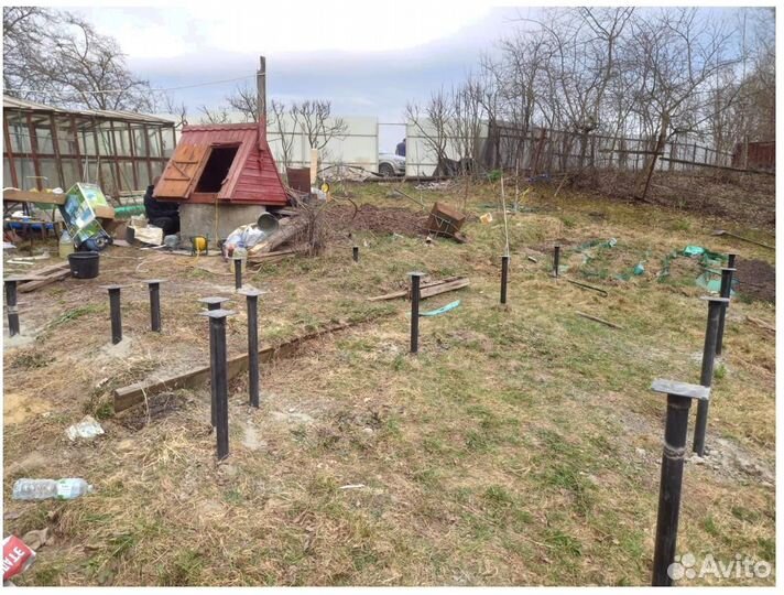 Сваи. Реконструкция фундамента винтовыми сваями