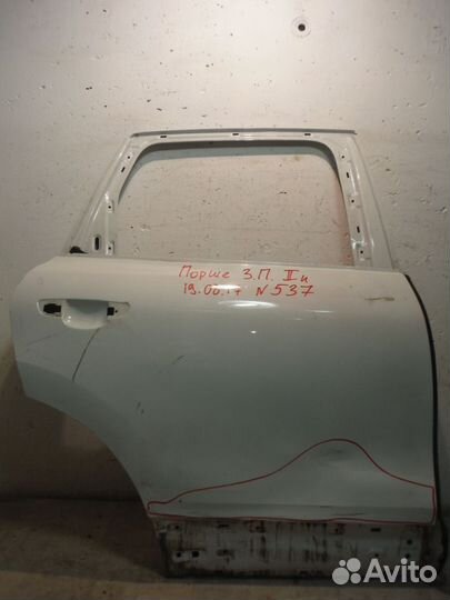 Дверь задняя правая Porsche Cayenne 2014