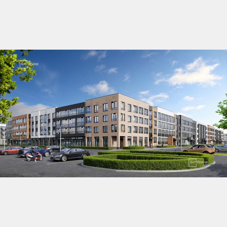 1-к. квартира, 35,6 м², 1/4 эт.